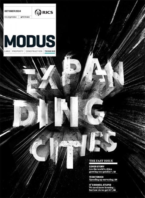 Modus (UK) #cover #type #3d #b&w