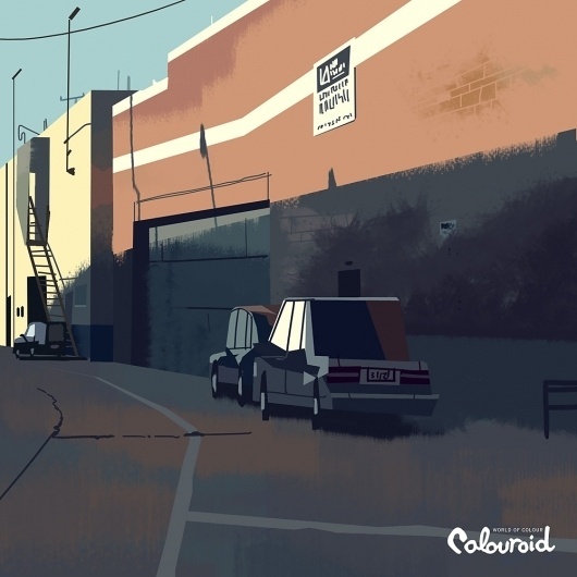 tumblr_lx9d9nUEVy1r9626to1_1280.jpg 1.000×1.000 pixels #city #photo #illustration #color