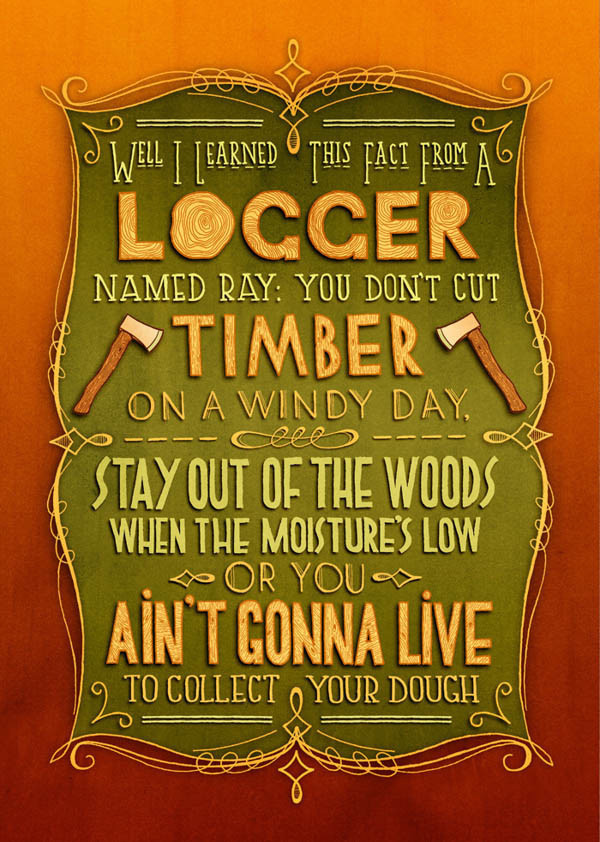Hand Lettering Work by Tobias Hall