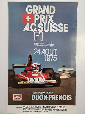 $190 • Buy 1968 Grand Prix Suisse Original Poster