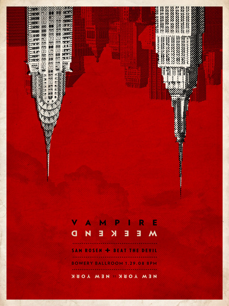 GigPosters.com Vampire Weekend Sam Rosen Beat The Devil #poster