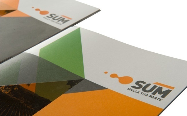 Artwork by www.o-zone.it #energy #annual report #orange #business #company profile #two colors