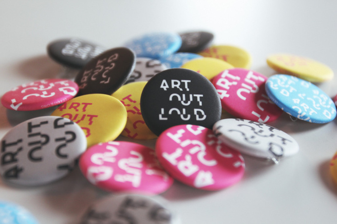 Art Out Loud for LexArts #Buttons