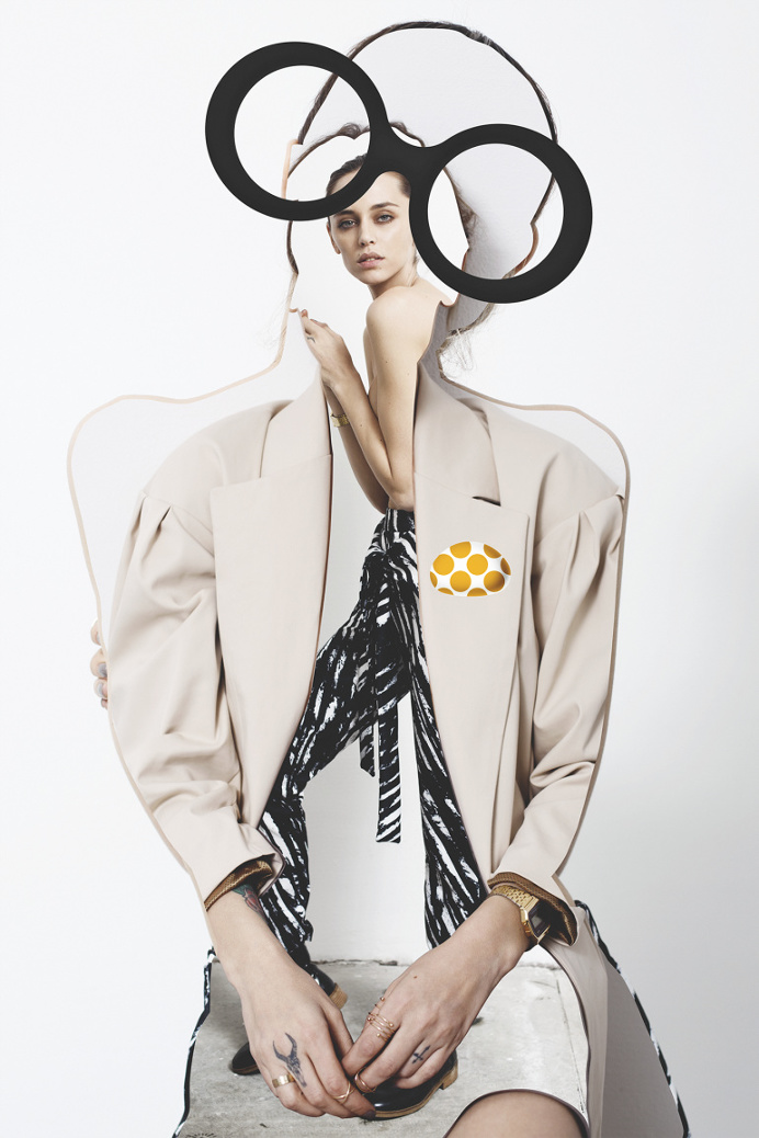 Abstract Portraits Editorial for One Magazine NY