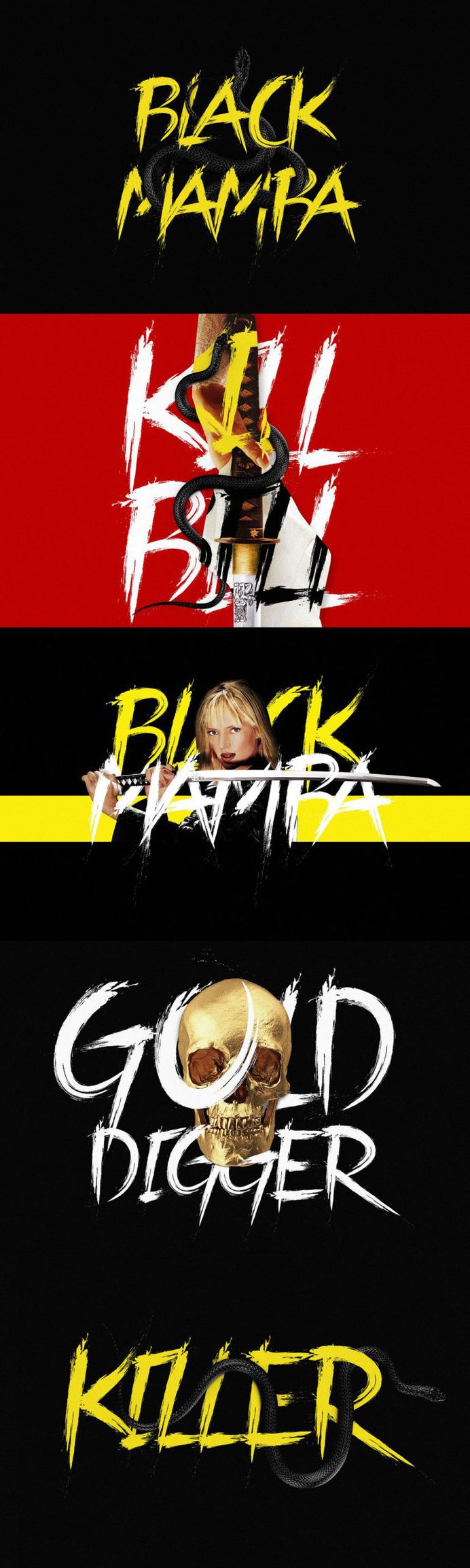 Black Mamba Brush Font
