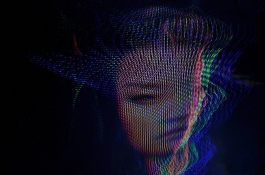 fragments of RGB #frame #rgb #girl #television #color #video #colors