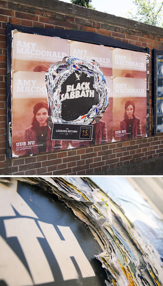 Black Sabbath Album Poster Ad Campaign
