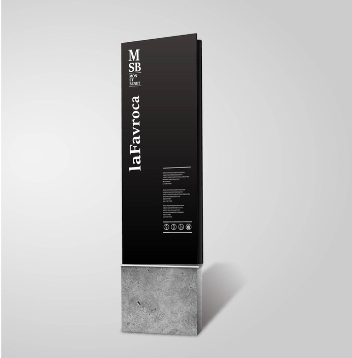 Wayfinding | Signage | Sign | Design | 户外水泥基底标识牌