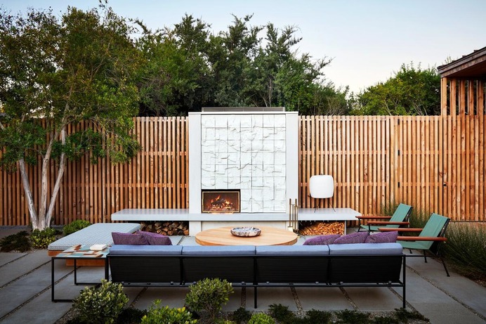 fire place, Feldman Architecture