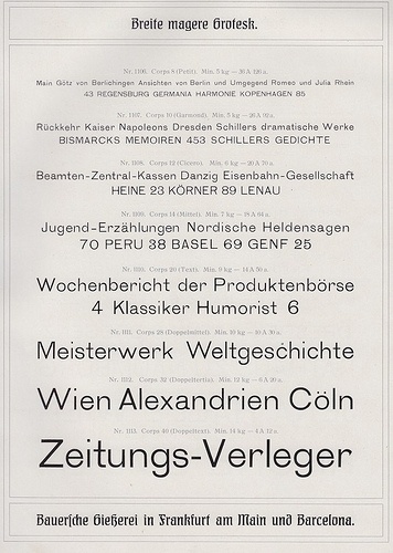 » Breite Magere Grotesk Flickrgraphics #design #graphic #typography