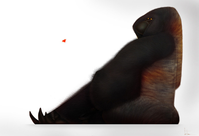 The Art Of Animation, jean baptiste vendamme #beauty #design #monkey #ape #primate #illustration #gorilla #stylised