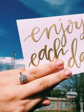 Bling it on with this wedding ring
