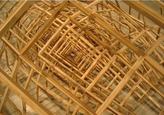 Nest #sculpture #butler #wood #wireframe #art #ben