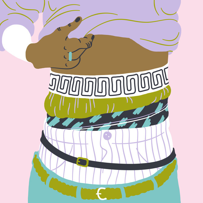 Layers, Sara Andreasson #layers #andreasson #illustration #sara