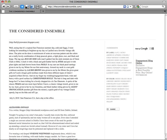 The Considered Ensemble #type #web