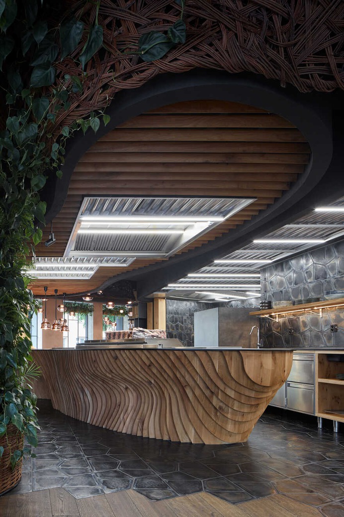 Steak Restaurant Housed in a Former Car Repair Shop, STK Restaurant