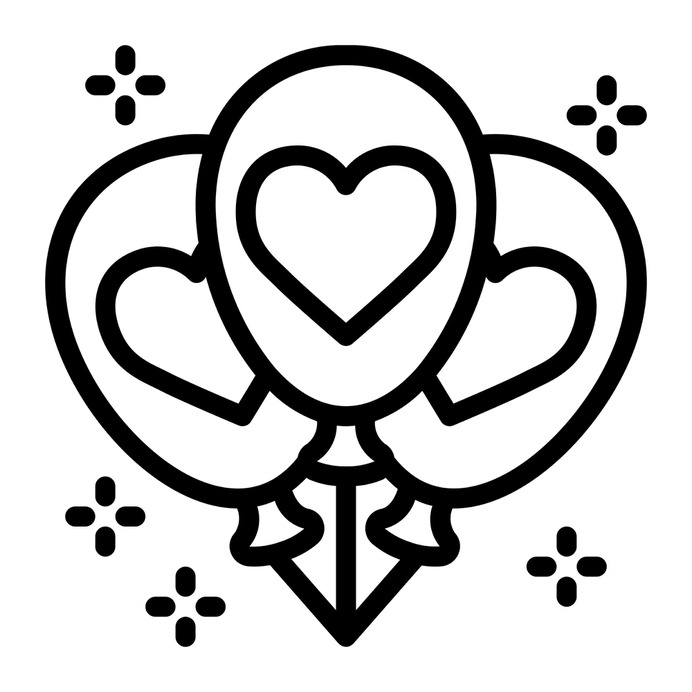 See more icon inspiration related to balloon, birthday and party, love and romance, valentines day, heart shaped, balloons, gaming, celebration, decoration, birthday, heart, love and party on Flaticon.