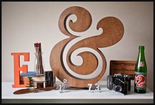 Typeverything.com -Â Ugmonk PREMIUM WOOD AMPERSAND... - Typeverything #typography