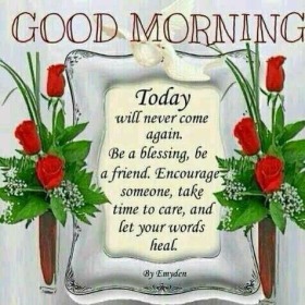 - Good Morning