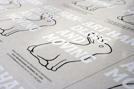 Red and Grey Design - Work #dublin #red #card #print #design #desi #rabbit