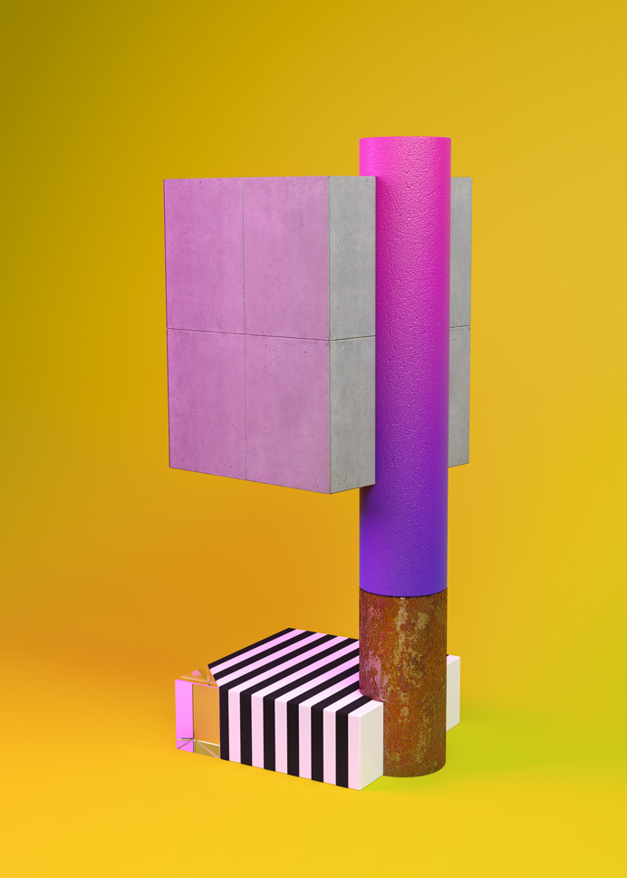 Complements #4 #art #abstract #colorful #set #setdesign #stilllife #gold #marble