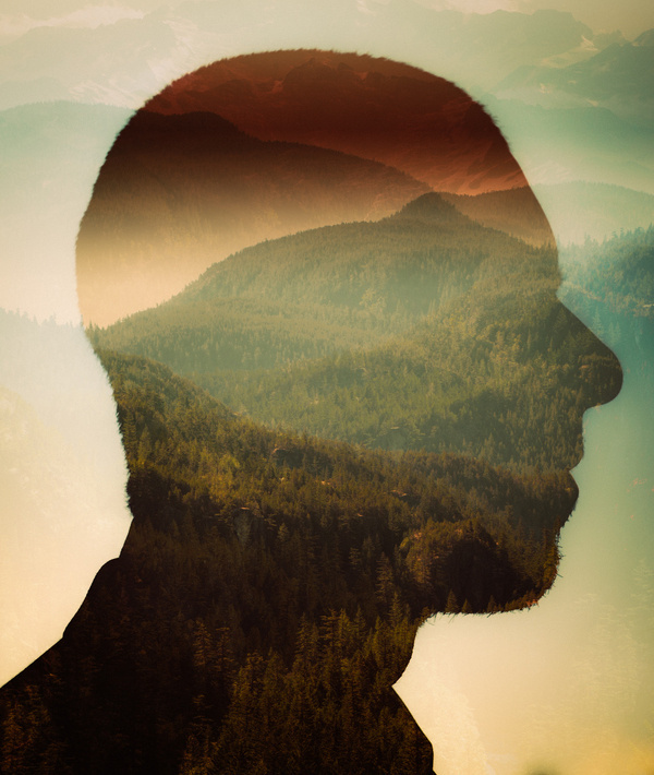 Circa 1983 The Photo Roll of Owen Perry #circa #1983 #exposure #portrait #nature #double