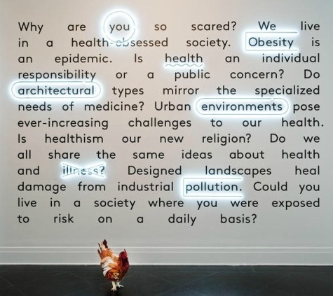 Life Support: Can Architecture Make Us Healthy?: Observatory: Design Observer #information #interaction #typography #exhibition #neon