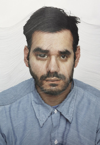 Portraits Cut Into Layers Illustrate Time Passing #portrait #layers