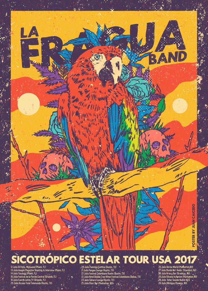 LA FRAGUA BAND – US Tour Poster