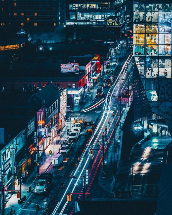 Moody and Cinematic Toronto Cityscapes by Ivan Krivonosov