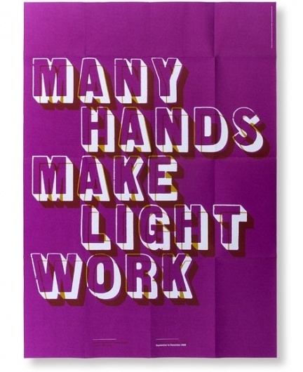 grain edit · Brighten The Corners #print #purple #typography