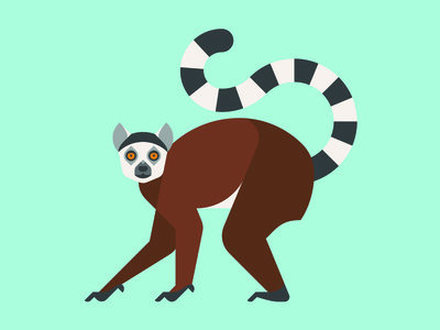 I like to move it...move it. #geometric #monkey #iconic #illustration #animal