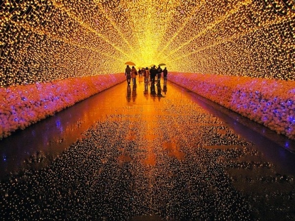 Japans Tunnel of Lights 8 #tunnel #light #japan #installation