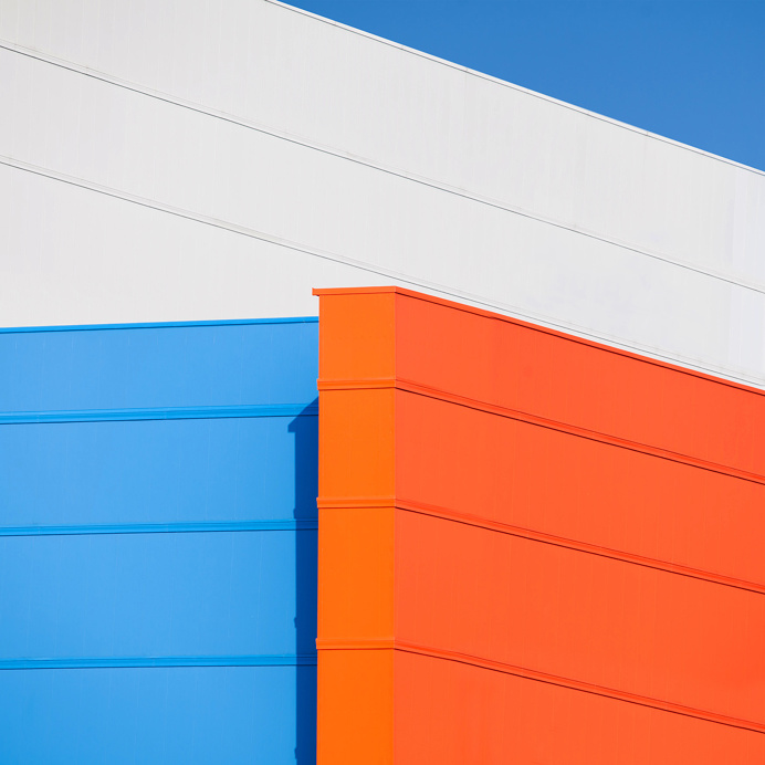 minimal blue orange red photography architect architecture geometric beauty beautiful composition landscape mindsparkle mag