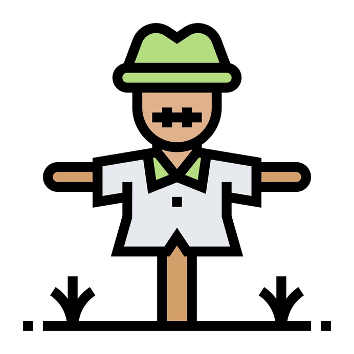 See more icon inspiration related to rural, farming and gardening, Plantation, scarecrow, agriculture, character, garden and farming on Flaticon.