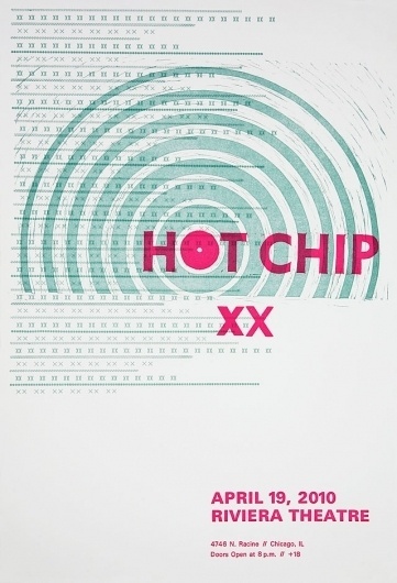 Hot Chip Concert Poster - Jaclyn Co #hot #chip #concert #poster