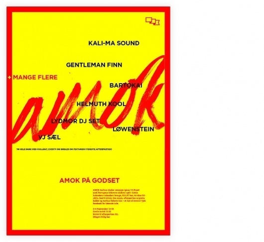 ANDREAS JOHANSEN #design #graphic #poster