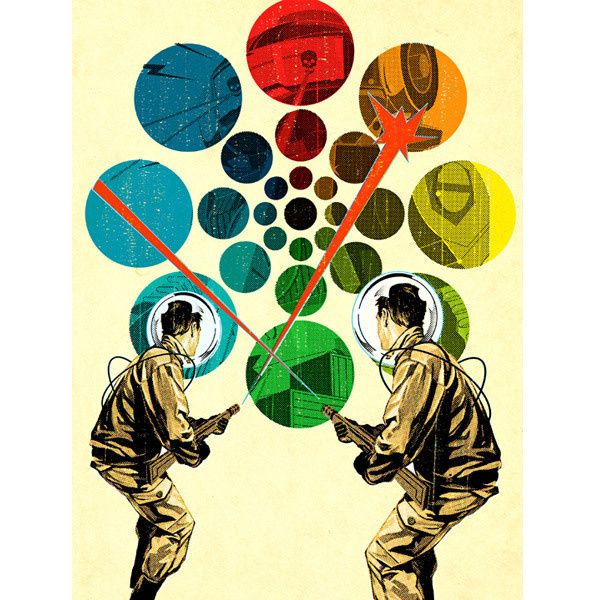 Color Forecasting #coburn #retro #illustration #zap #tavis