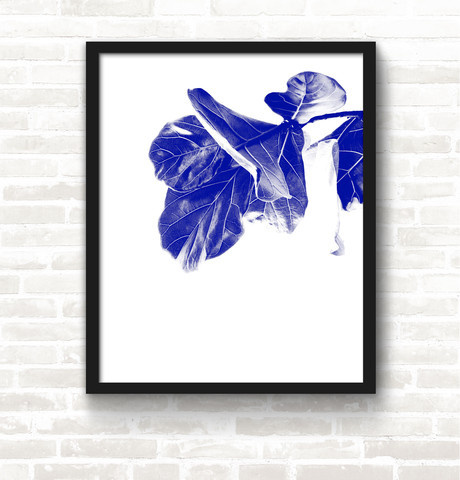 Fleur — Screen Print Indigo
