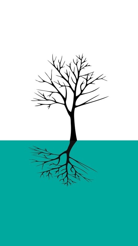 Tree print #tree #print #design #clean #nature #blue