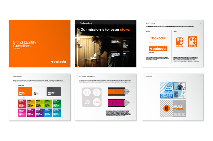 Bakoda identity system redesign by monolab #system #identity #colours #great