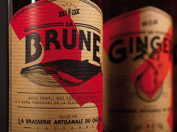lovely package la brasserie du chateau 4 #design #graphic #package #bottle