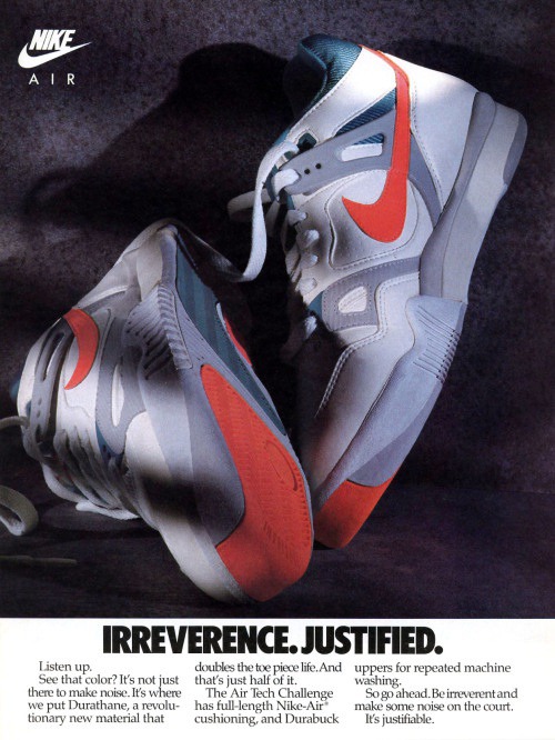 Nike Air Tech Challenge Ad 1989