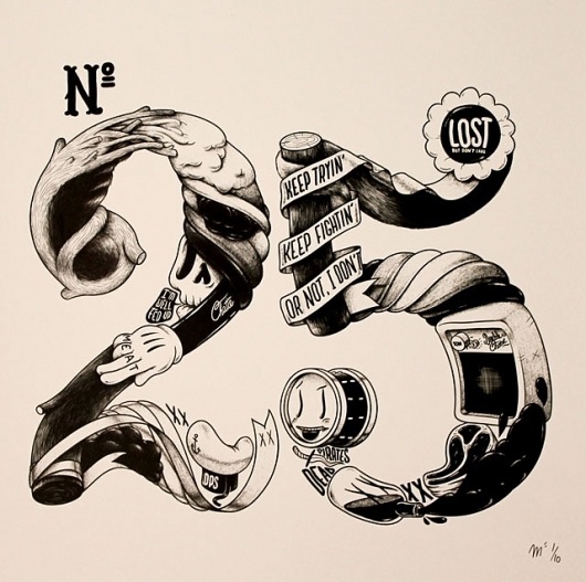 Print of the Day – 25 by McBess « SIXAND5 – Inspiration webzine #illustration #mcbess