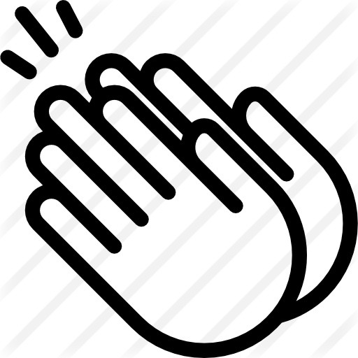 See more icon inspiration related to clap, music and multimedia, hands and gestures, clapping, rythm, percussion, gestures, hands, musical and music on Flaticon.