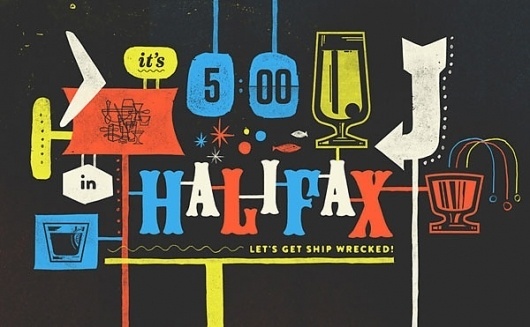 Eight Hour Day » Blog » Mike McQuade #type #illustration #halifax
