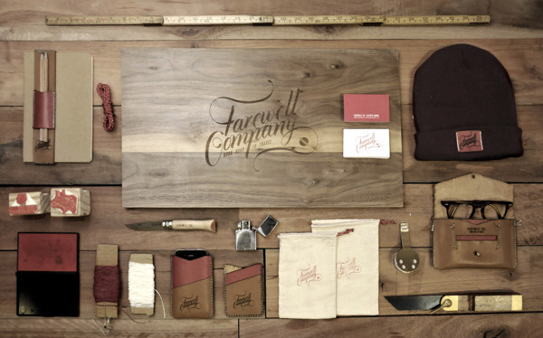 Farewell Co. on Behance #logo #leather #wallet