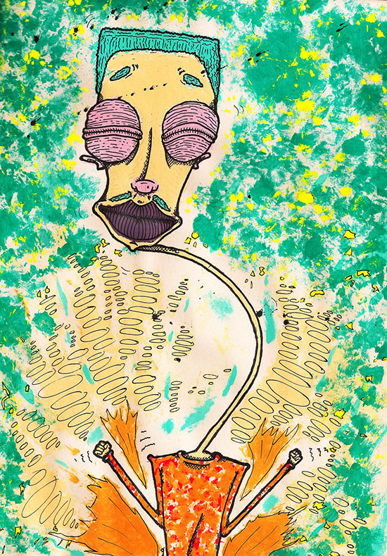 "Shake it" by Molly Yllom #illustration #character #design