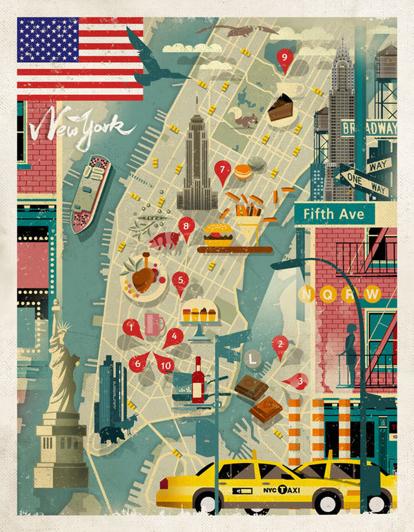 Dieter_Braun_New York #map #cool