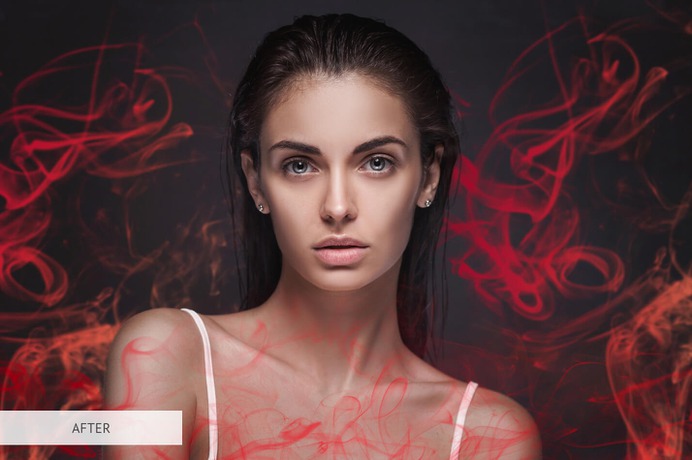 Red Smoke Photoshop Overlays – Premium Collection of Red Smoke Overlay